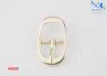 Elegant Style Brass Center Bar Buckle , Custom Design Decorative Shoe Buckles