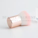 Matte Pink Handle Kabuki Makeup Brush For Pressed Powder Long Lasting