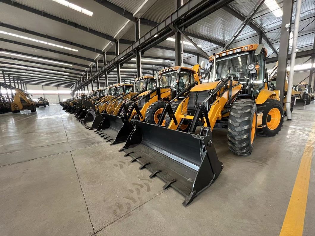 4X4 Backhoe Excavator 2.5 Ton Maquinas Retroexcavad Articulated Backhoe Loader