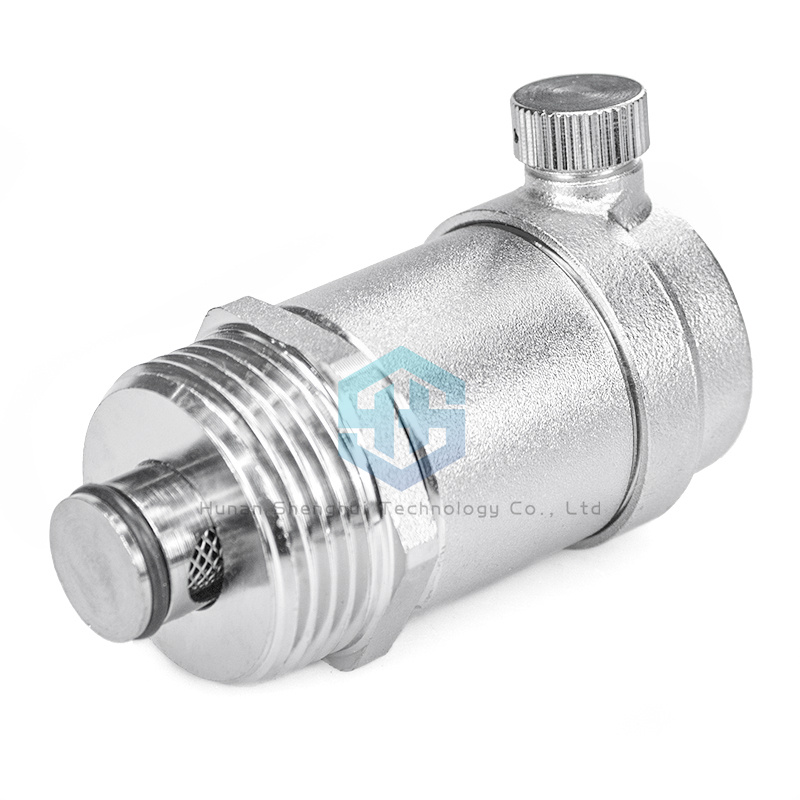 Side Row Air Vent Valve Stainless Steel Automatic Exhaust Valve For Heating / Water Pipe