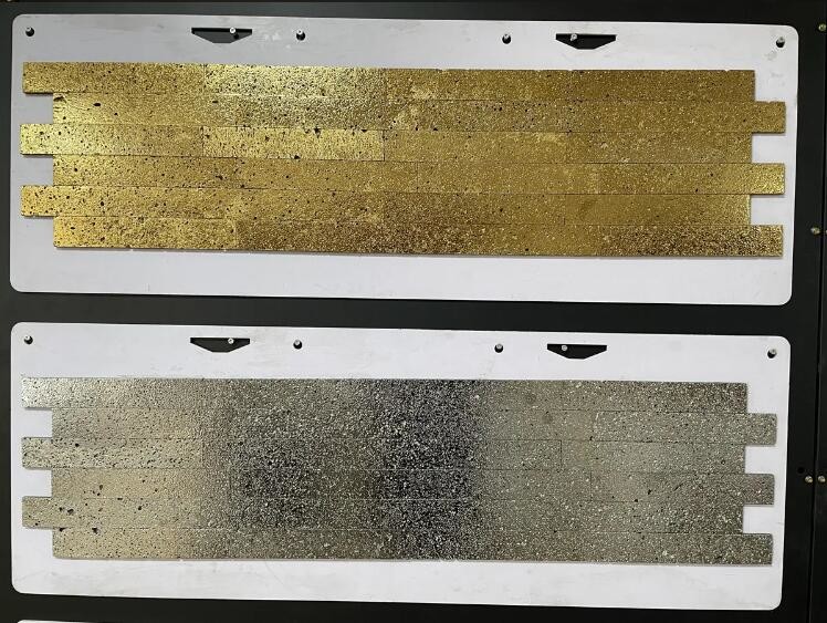 Natural Stone Metal Glass Mosaic Sheet Tile Mixed Backsplash Ancient Antiquity Gray Red