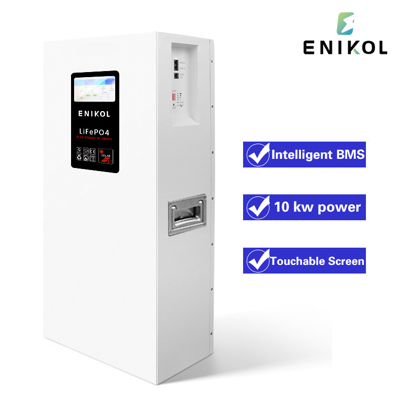 High Capacity 48V Solar Battery 7-Inch Touch Screen Display 10KWH Lithium Battery