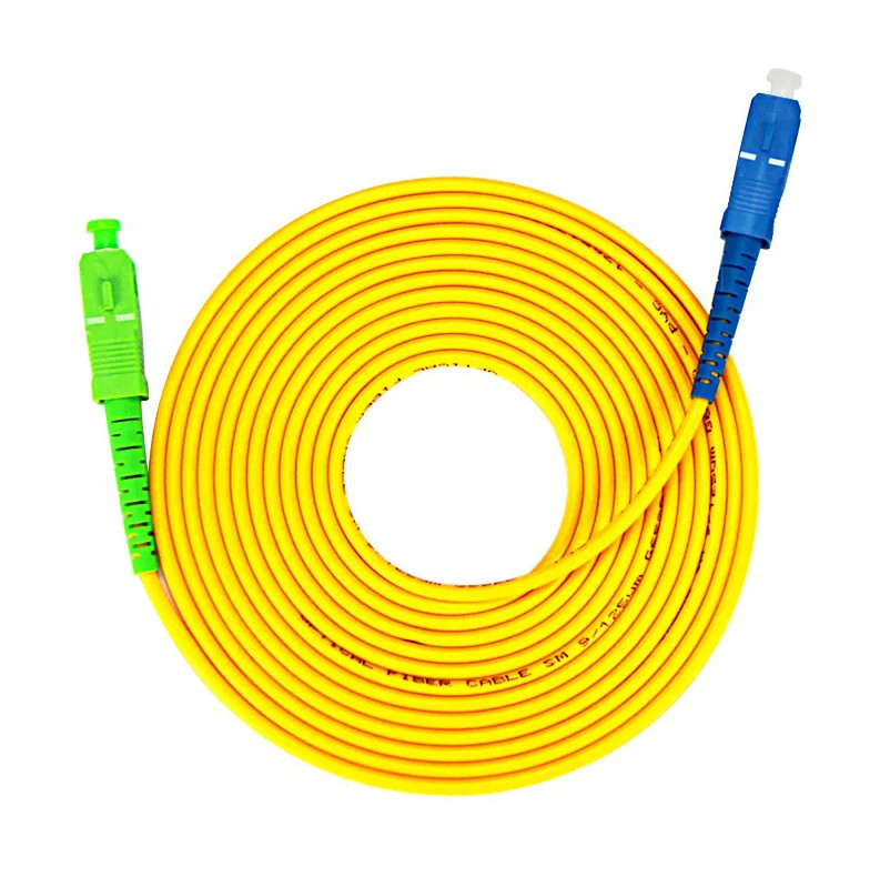 SC APC-SC UPC Fiber Optic Patch Cord Single Mode Simplex 3M 2.0mm LSZH