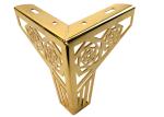 Office Building Furniture Parts 15cm Gold Chrome Couch Legs