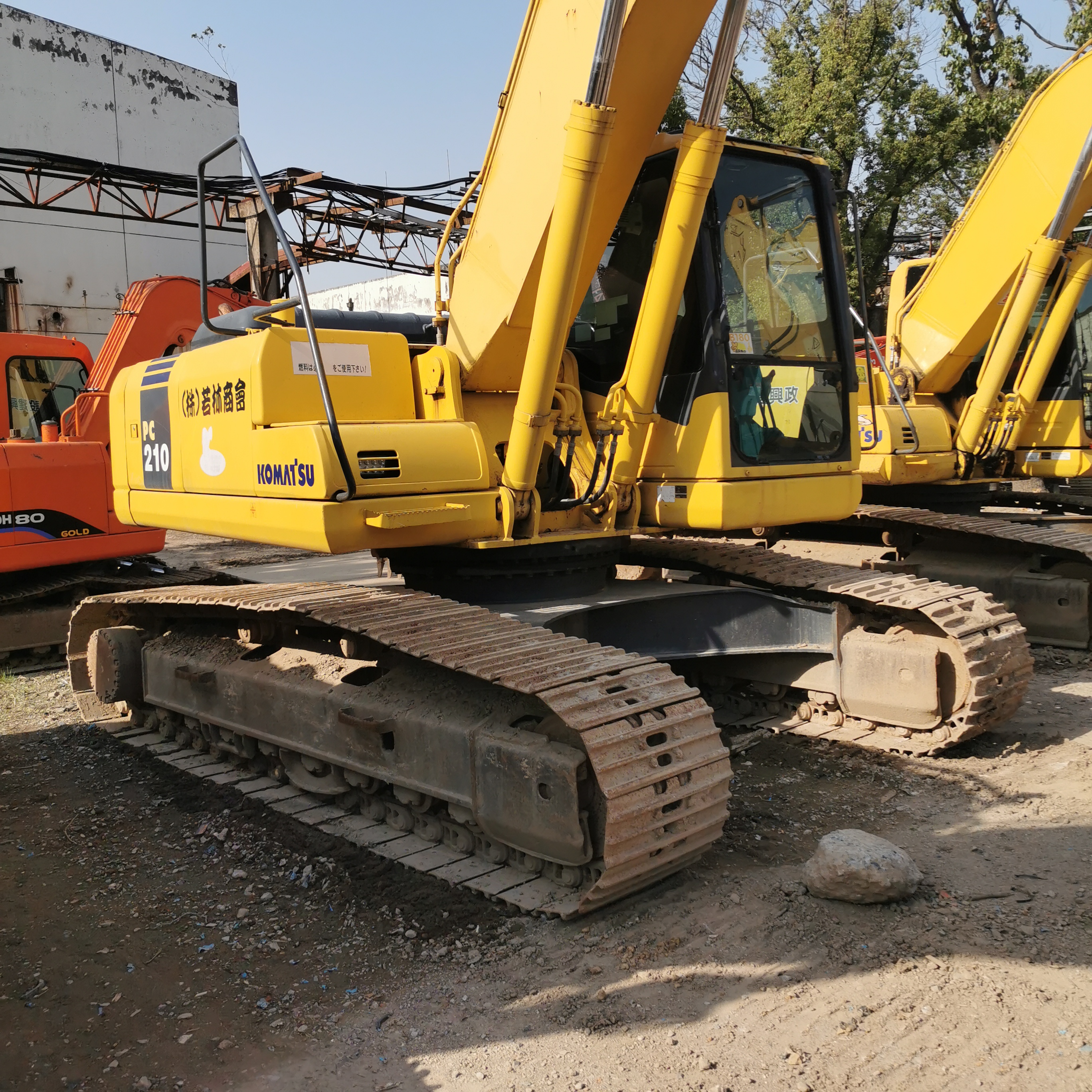 0-2000 Working Hours PC200 PC210 Kumatsu Excavator Machine with Original Hydraulic Valve