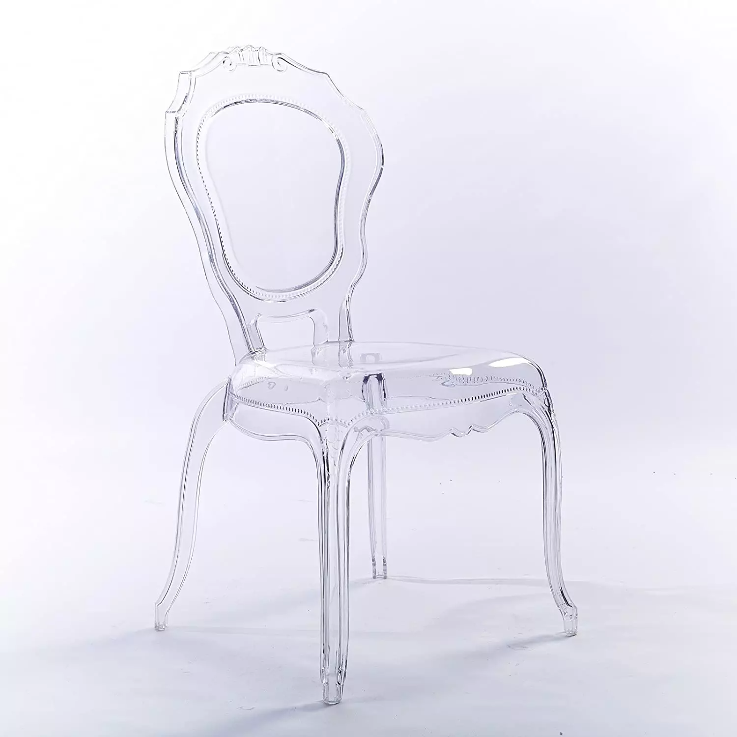 Princess Chevalier Chairs Crystal Clear Plastic Resin Acrylic Chiavari Chair
