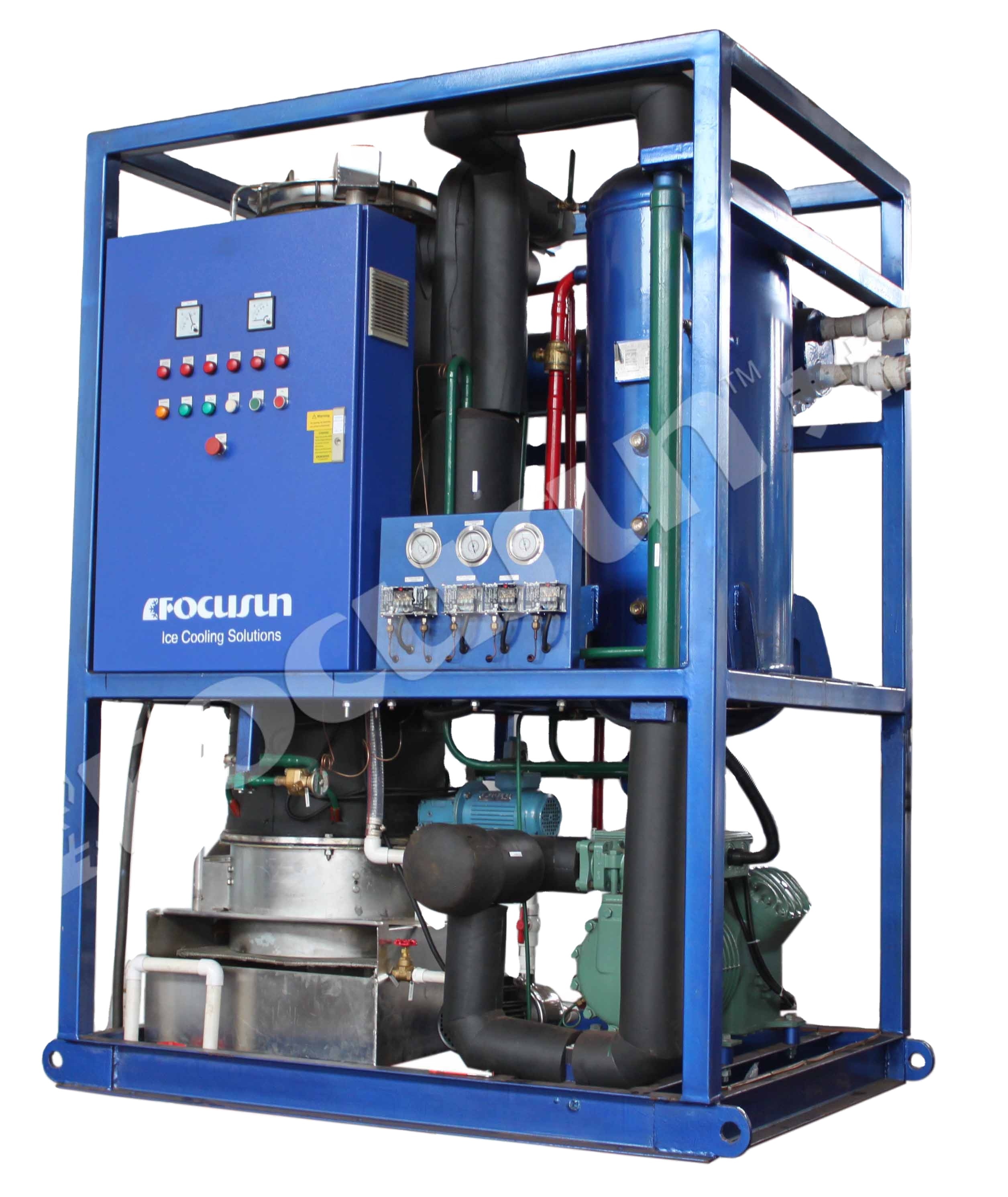 Provided Video Inspection 3T Tube Ice Maker for Restaurant Ice Tube Machine