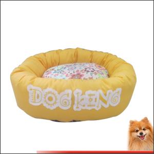 Quality Pet Supplies Wholesale Canvas Fabric With Flower Printed Dog beds Factory wholesale