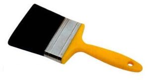 Quality Polyester Nylon Black Bristle Paint Brush With Long Bristles wholesale