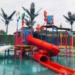 Customizable Kids Outdoor Splash Water Playground 15m*11m*7m