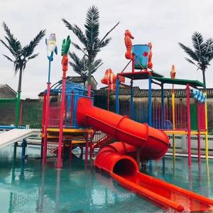 Quality Customizable Kids Outdoor Splash Water Playground 15m*11m*7m wholesale