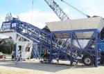 25m3/H Compact Mini Mobile Concrete Plant Environment Friendly CE ISO Approval