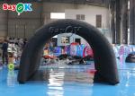 Inflatable Lawn Tent Black 210D Oxford Cloth Inflatable Tunnel Tent For