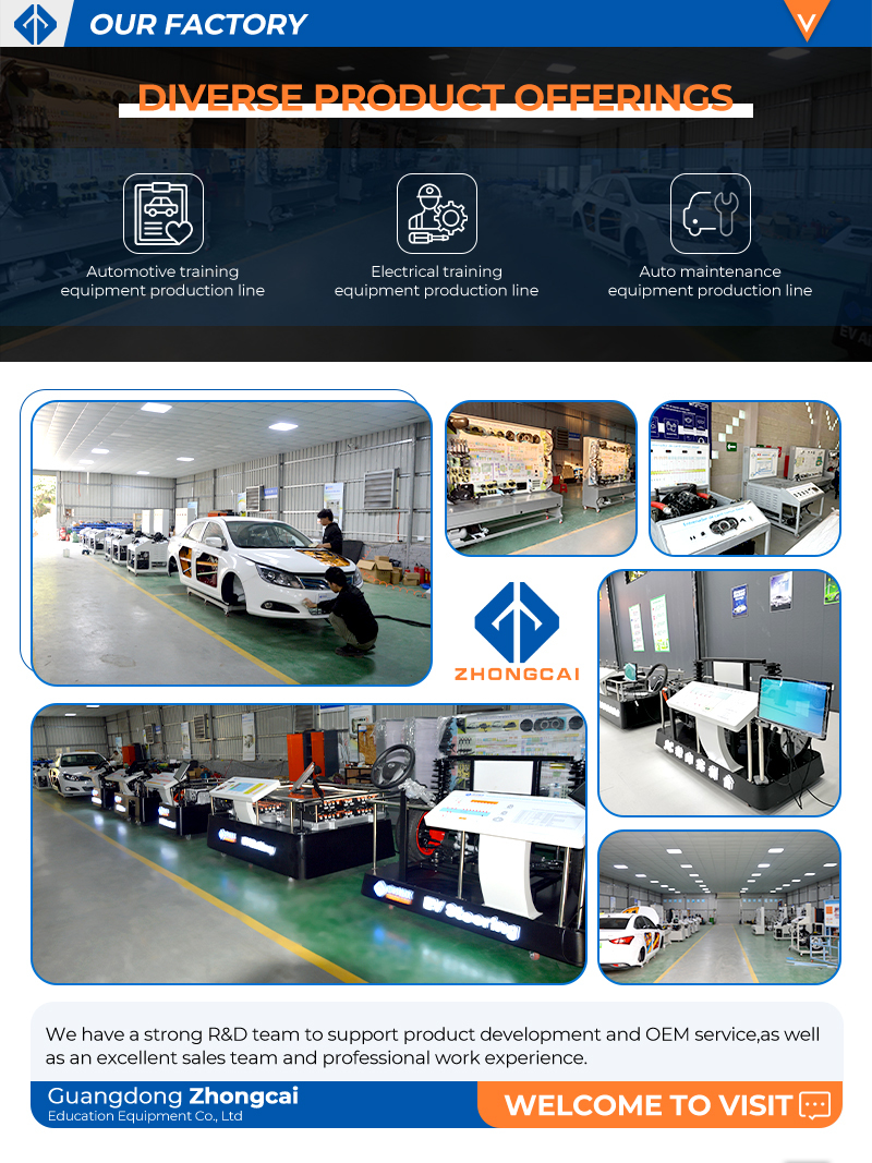 Custom PLC Control Training Steel Training Materials Automotive Trainers
