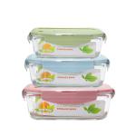 680ml Snap Locking Airtight Glass Meal Prep Container