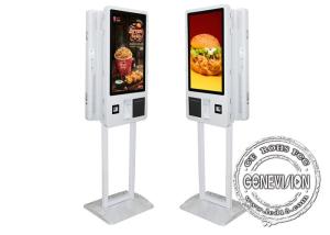 China 2432 Floor Standing Kfc Self Ordering Kiosk In Restaurant Self Service Touch Screen Fast Food Ordering Payment Kiosk on sale