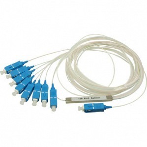 G657A 1X8 PLC Fiber Optic Splitter For CATV FTTH GPON