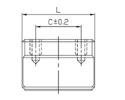 Linear bearings KBE...B - Shaft Supporting Housing KBE40