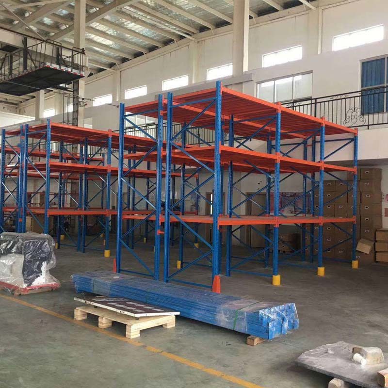 Powder Coated Adjustable Pallet Rack Shelving / Warehouse Rack