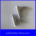 2 way lemo right angle elbow plug female connector