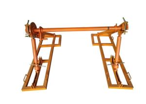Quality Integrated Cable Drum Jacks , Cable Reel Jack Stands For Supporting Reel wholesale