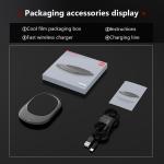 Portable Auto Senor 2A 15W 205KHz Wireless Charging Pad
