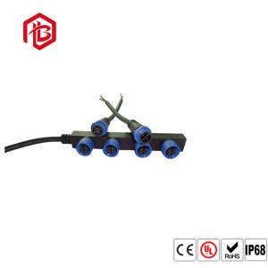 Quality Nylon F Shape PA66 M15 Multi Pin Connectors Waterproof wholesale