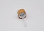 Bamboo Essential Oil Dropper With White Silicone Teat For Essential Oil Bottle