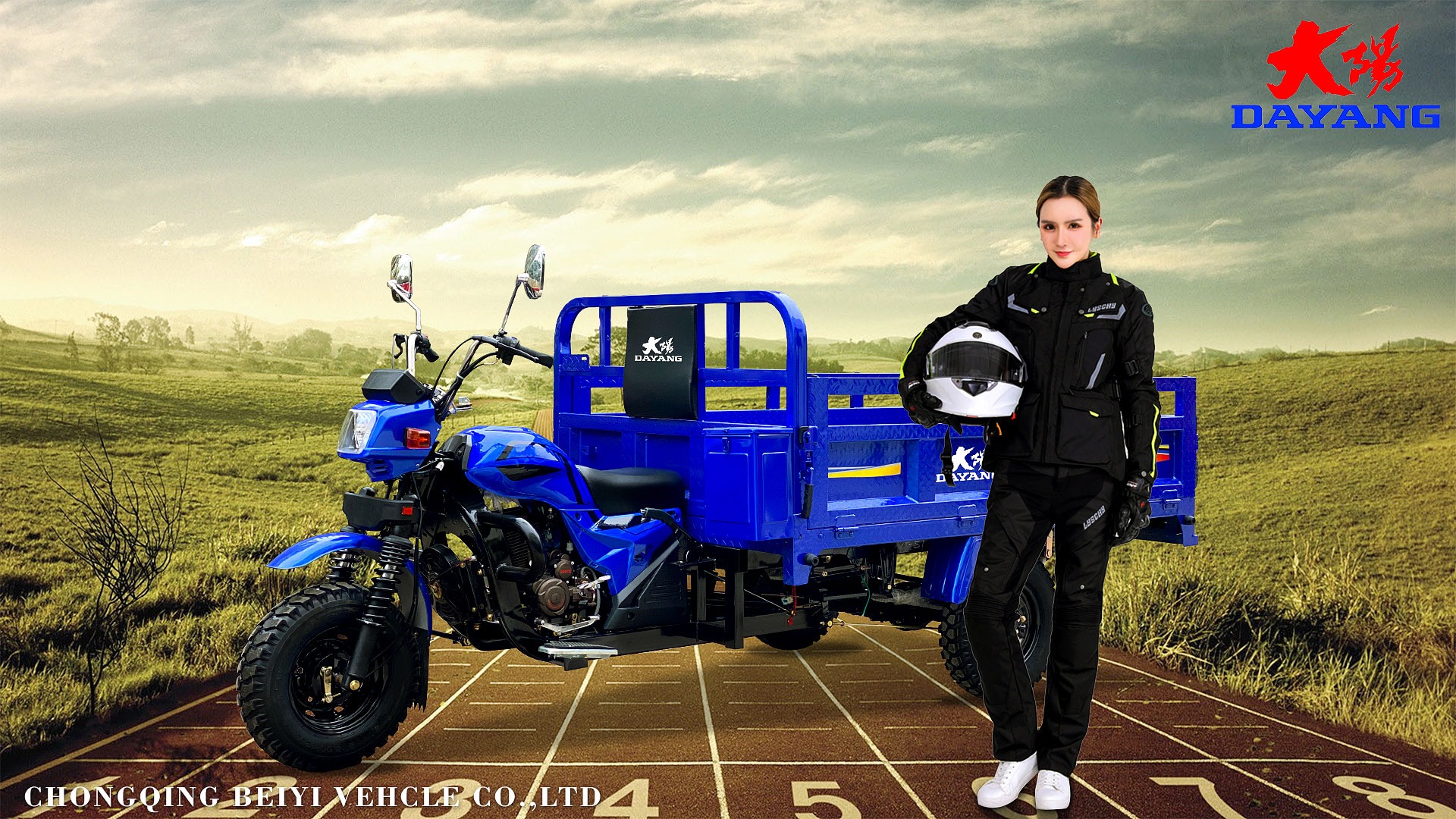 200cc/250cc/300cc 3 Wheels Motorcycles for Adult Car Auto Dumping Cargo Motorcycle Loader CCC Origin Type