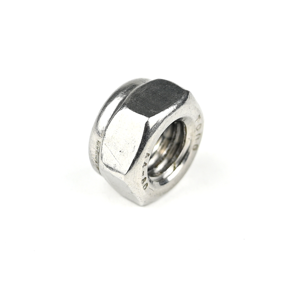 316 Stainless Steel M8 Self Locking Hex Nylock Insert Nuts for Automotive Industry