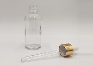 Quality Boston Round 30ml Clear Glass Dropper Bottles wholesale