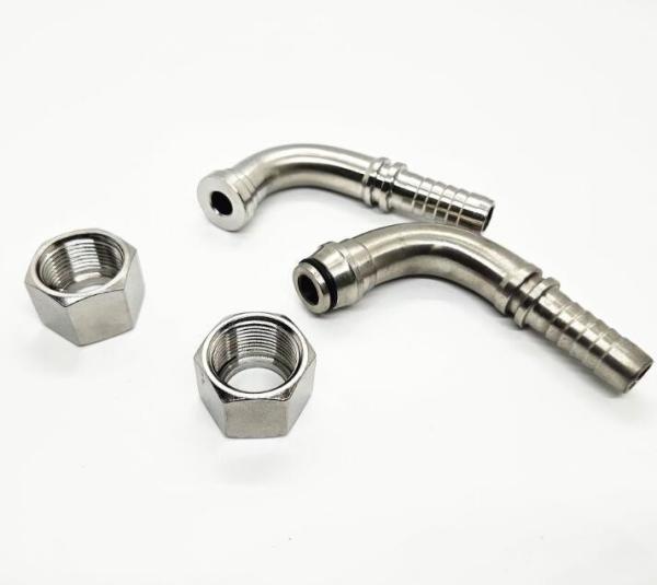 Metric Female Flat Seat 90 Elbow Hydraulic Hose Connectors and Fittings 20591