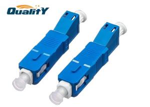 Quality Blue Color Optical Fiber Conversion Adapter High Corrosion Resistance wholesale