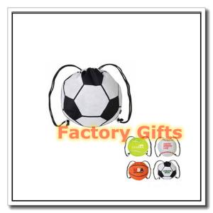 Quality Gym Nylon Football Shape Promotional Drawstring Bags Modern Design wholesale
