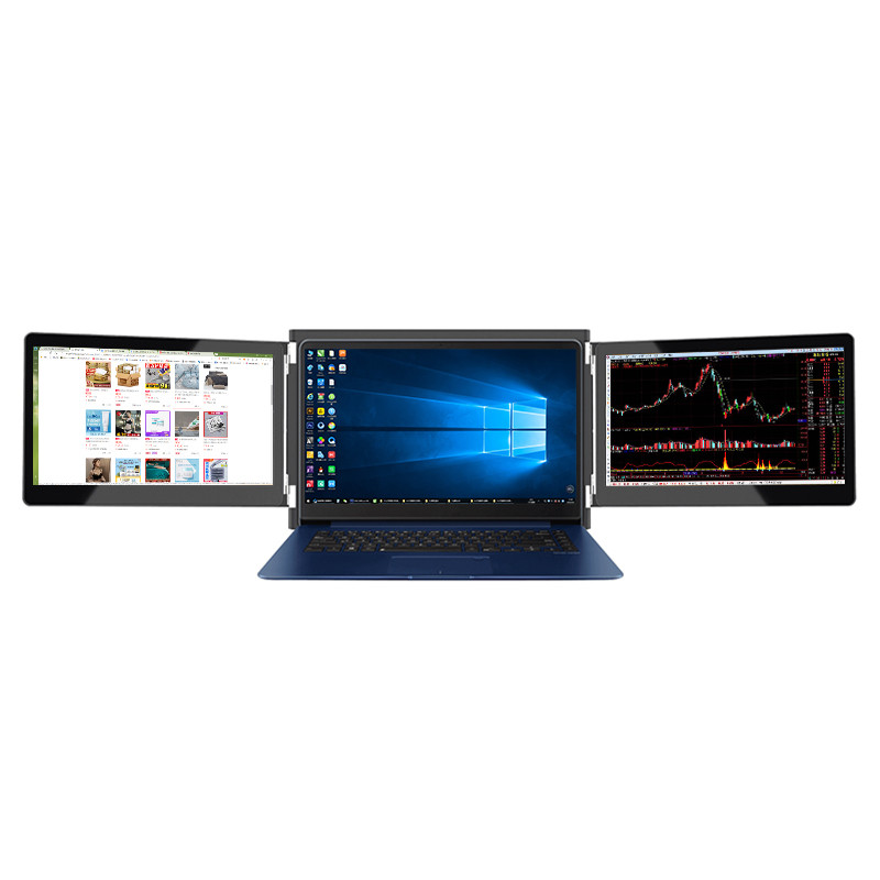 FCC 230cd/m2 10.1" Triple Screen Extension Monitor