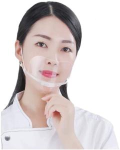 Quality Anti Fog Transparent Mouth Cover For Hotel Kitchen wholesale