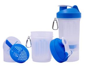 Quality protein shaker bottle/shaker bottle/blender bottle with spring ball 20oz wholesale