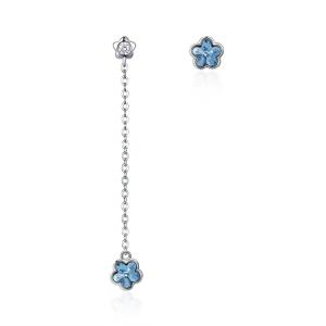 Quality 2.3in 3.7g Tassel Drop Earrings Unisex Alloy Drop Diamond Flower Earrings wholesale