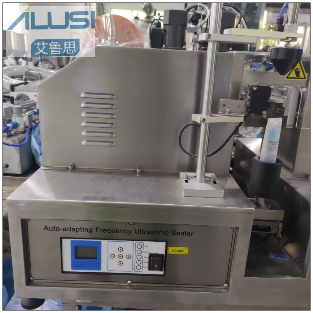 Semi Auto Ultrasonic Plastic Tube Sealing Machine Cosmetic Cream Toothpaste Tube Filler