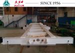 50000 Kgs Payload Skeletal Container Trailer 40 FT Tri Axle With Fuwa Suspension