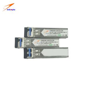 Quality Tx1310nm 20KM DDM SFP Fiber Transceiver Module 1000Base-BX wholesale
