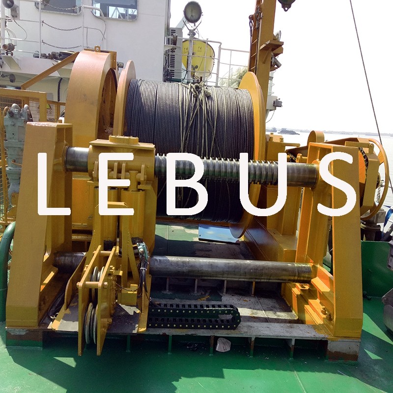 Electric / Hydraulic Crawler Crane Winch Crane Windlass Groove Drum 3 MM~190 MM Dia