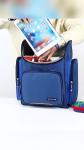 School 600D Polyester Nylon Pu Leather Waterproof Backpack Bag Shockproof