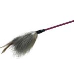 Cute Kitty Teaser Cat Toy , Interactive Cat Toys Feather Stick For Kitten