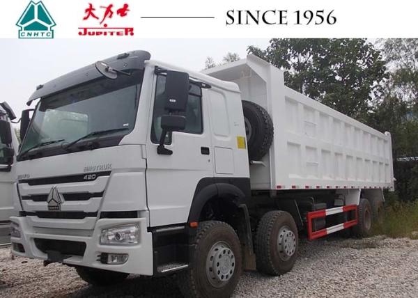 Cheap 420 HOWO Dump Truck 12 Wheeler With Euro 4 Engine For Construction Philippines for sale