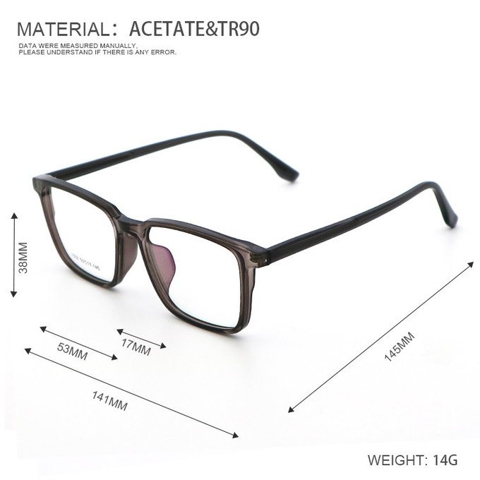 Young And Popular Built To Last TR 90 Plain Frame Tr90 Eyeglasses Eyewear