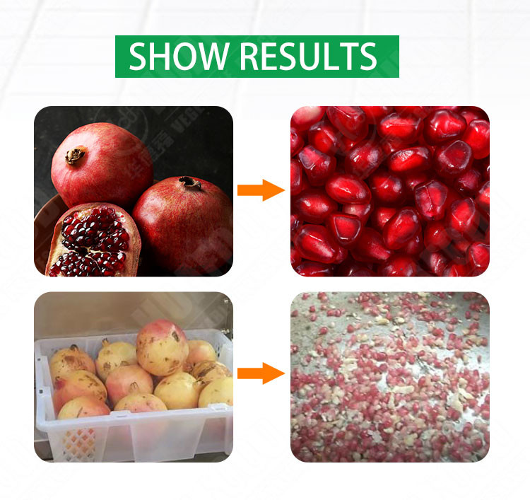 MultiFunction Home 3t/H Pomegranate Seed Machine