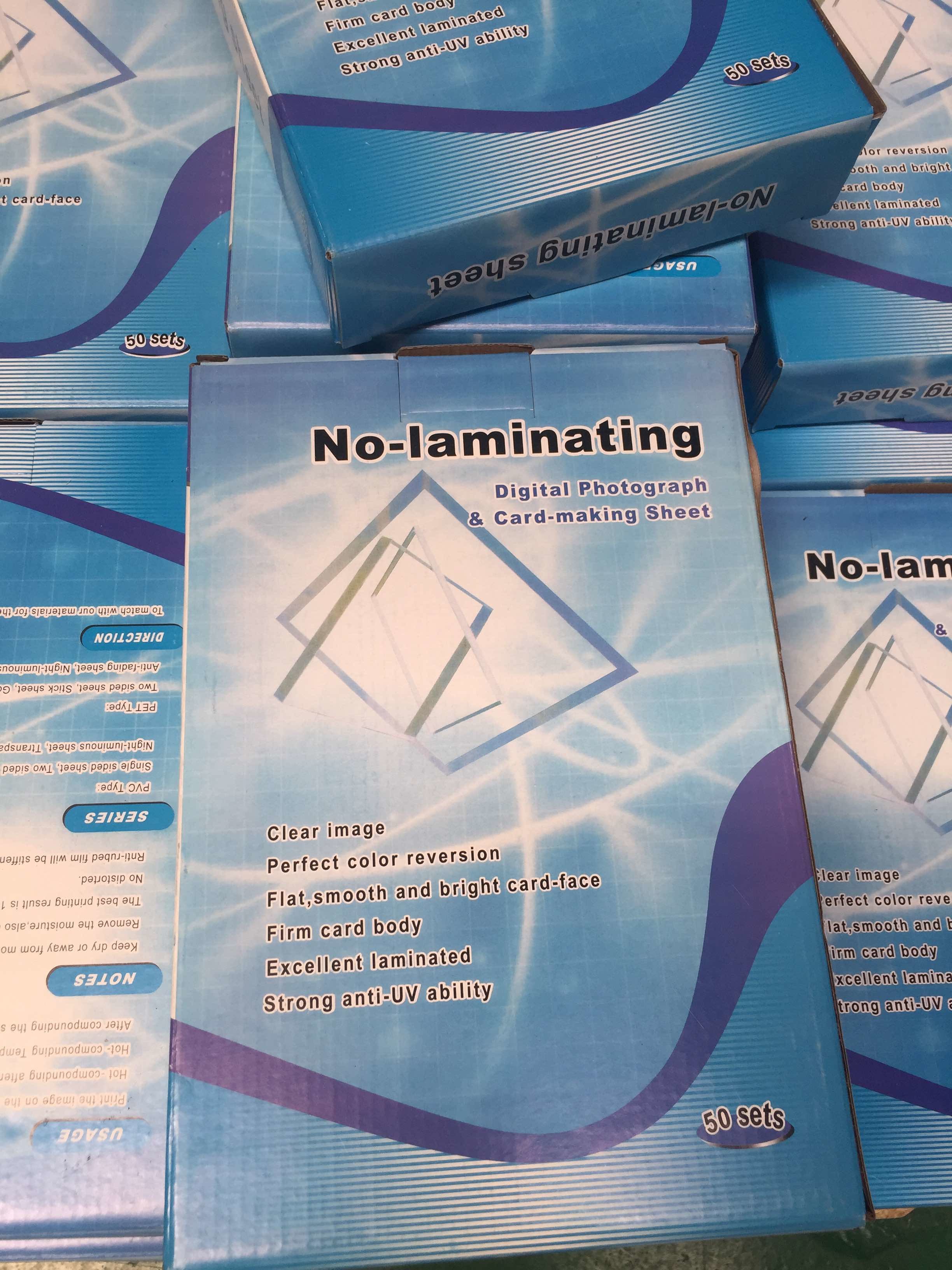 PVC DRAGON SHEETS NON NO-LAMINATION LAMINATING CARD MAKING SHEETS materials instant pvc sheets for All kinds of CARDS