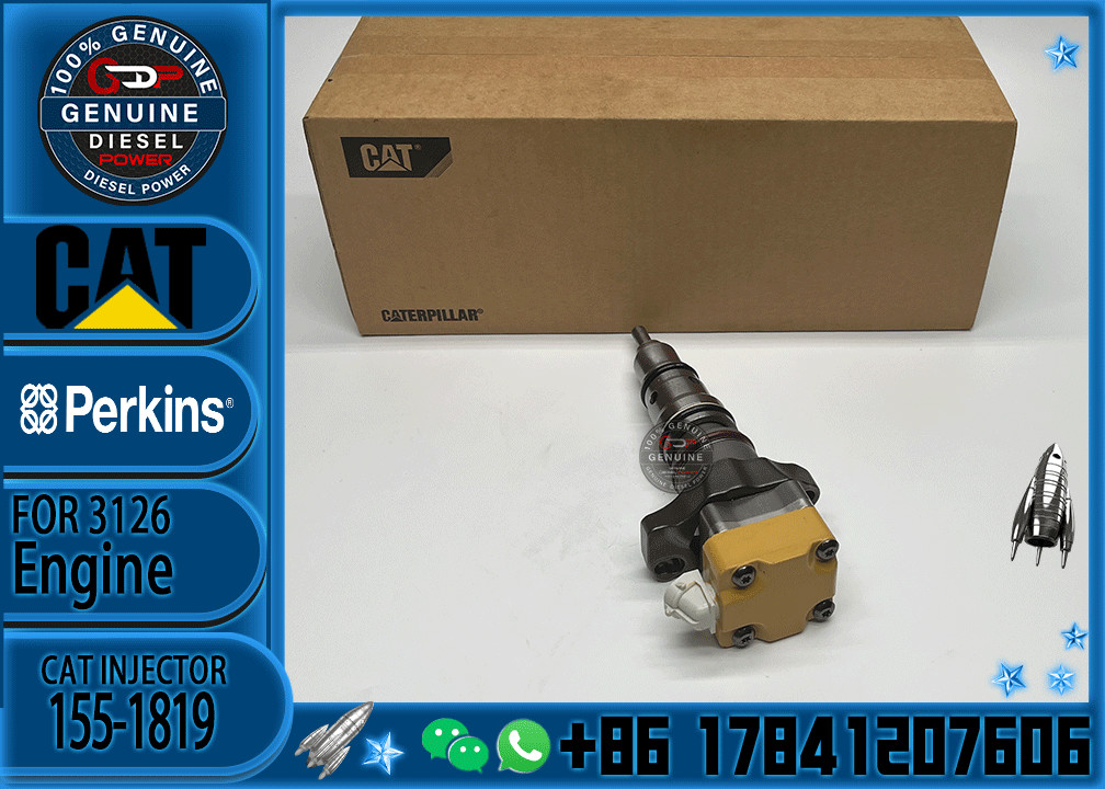 1551819 High Quality Excavator Parts Diesel Fuel Injector 155-1819 For Cat Caterpillar Engine 3126 3126B 3126E