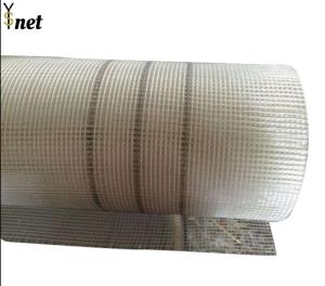 Quality 50m Self Adhesive Fiberglass Mesh Waterproof Fiberglass Screen Fabric Alkali Resistant wholesale